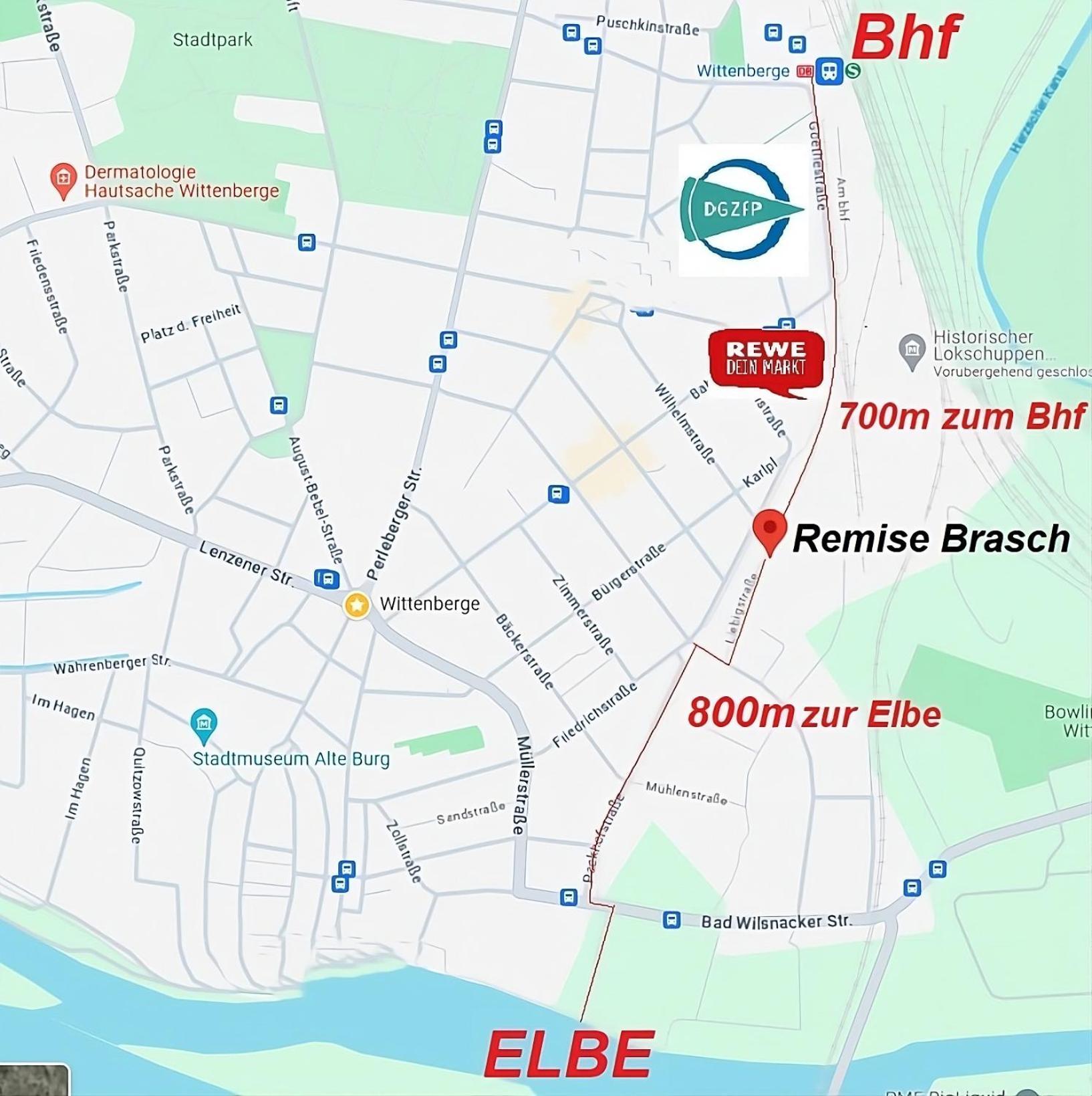 דירות ויטנברג Remise Brasch - Zwischen Bahnhof Und Elbe מראה חיצוני תמונה